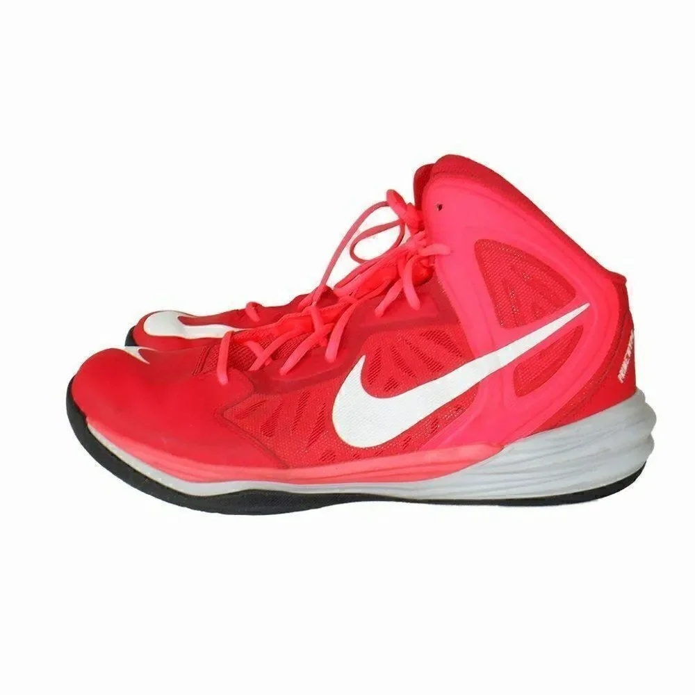 Nike Prime Hype DF red sneakers basketball shoes